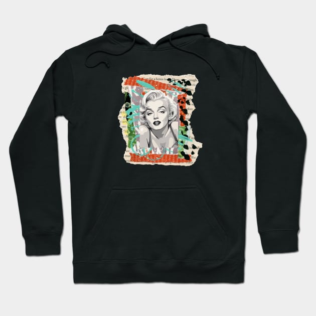 Marilyn Monroe vintage Hoodie by CatCoconut-Art